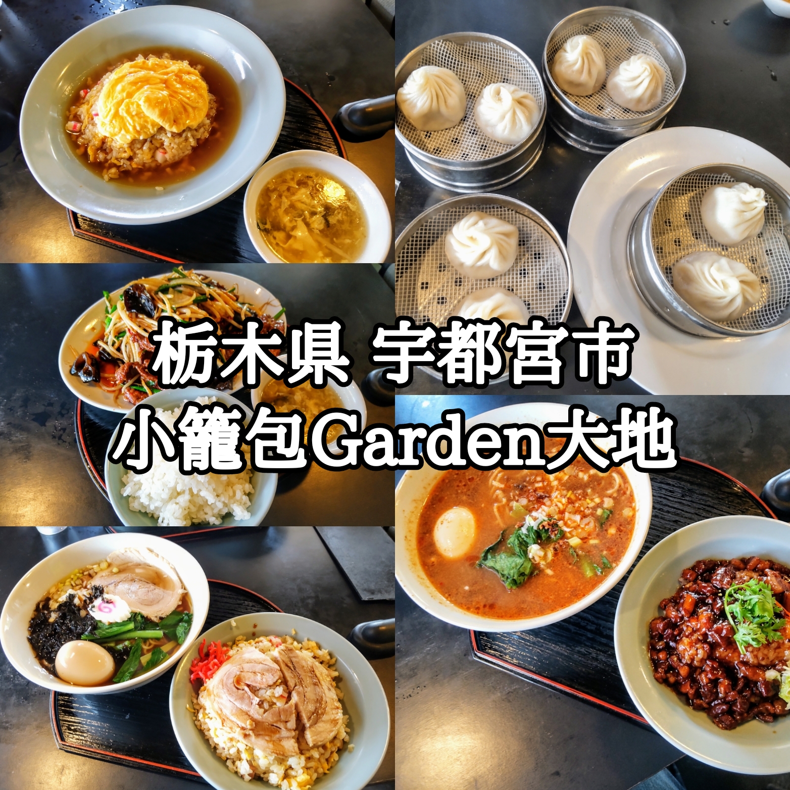 【栃木県】【宇都宮市】「小籠包Garden 大地」ベルモール近くの小籠包屋さんでお得なセット達