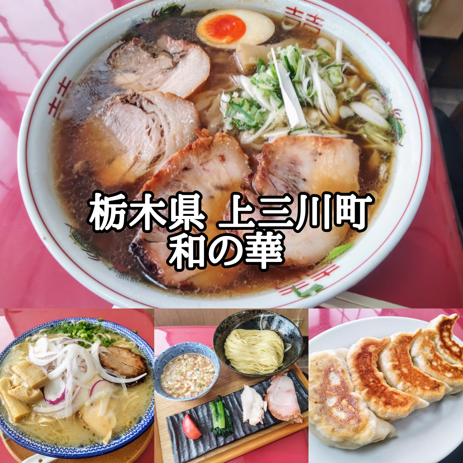 【栃木県】【河内郡上三川町】「無添加つけ麺 手打ち中華蕎麦 手づくり餃子 和の華」月に数日しか営業しない幻の自家製麺の全てがうまうまなラーメン屋さん