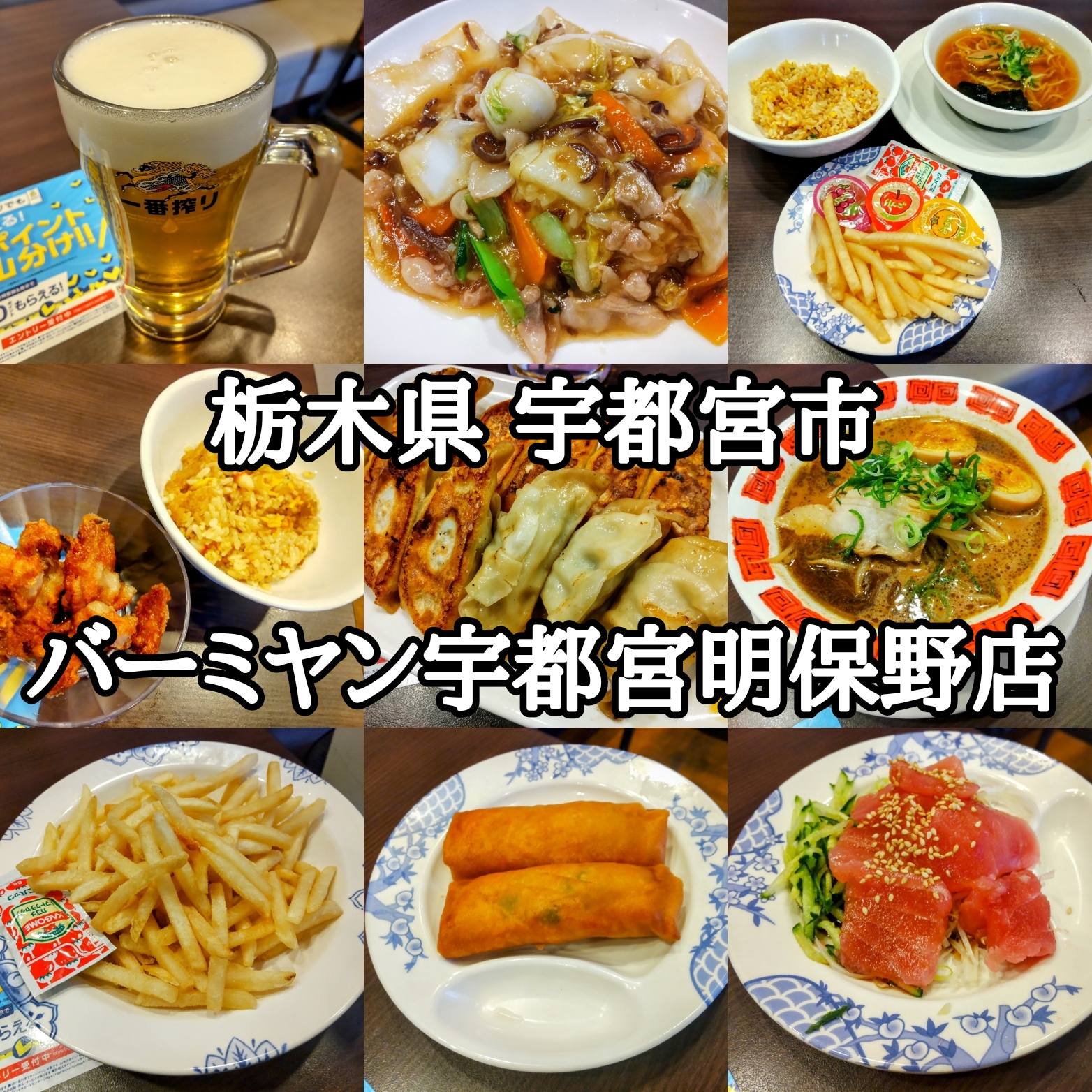 【栃木県】【宇都宮市】「バーミヤン 宇都宮明保野店」2025年2月20日～4月2日迄のお得なクーポンを利用して、色々なメニューをお安く楽しめました